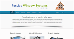 Desktop Screenshot of passivewindowsystems.com