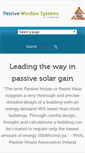 Mobile Screenshot of passivewindowsystems.com