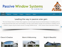 Tablet Screenshot of passivewindowsystems.com